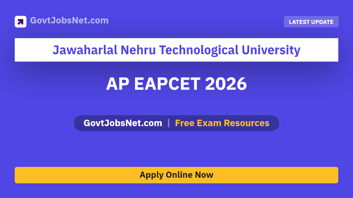 AP EAPCET 2026 Notification Notification